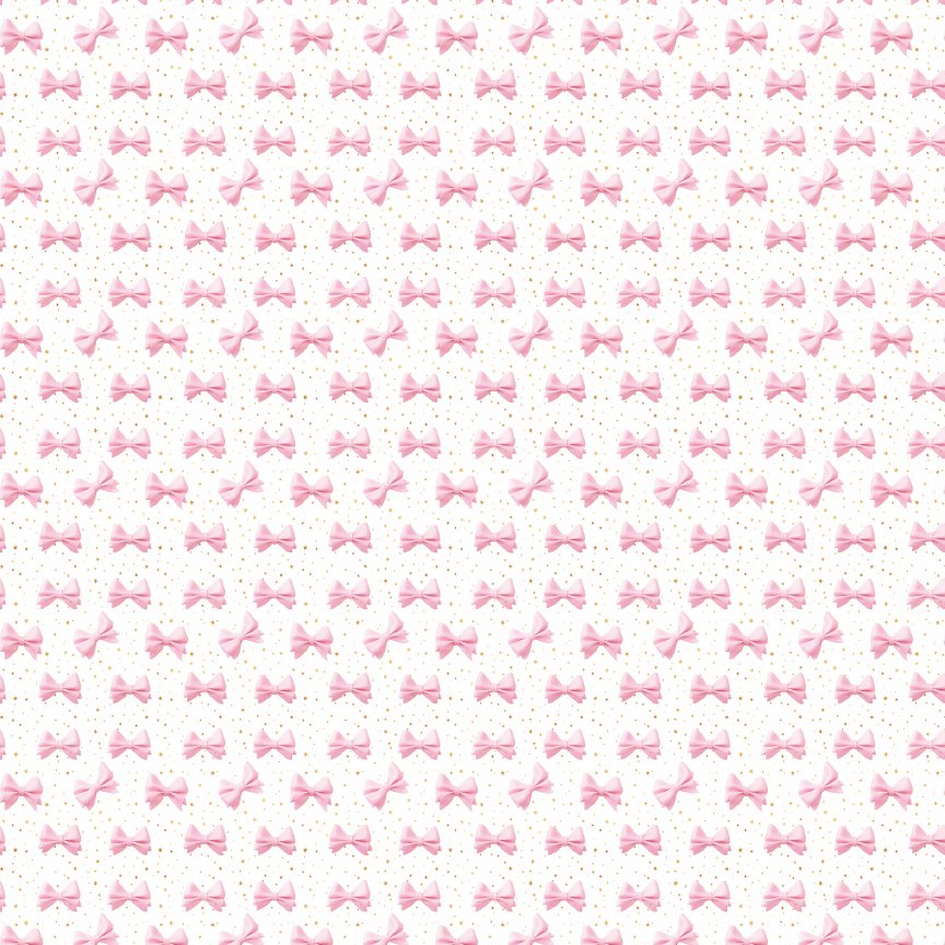 Starry Pink Bows Pattern Acrylic Sheets - CMB Pattern Acrylic
